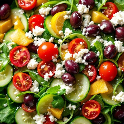 Greek Olive Crunch Bowl with Fried Lemon Shards - Fresh Start 30: A Journey To Better Health